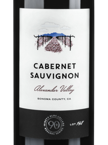 90+ Cellars, Cabernet Sauvignon Lot 148, Alexander Valley
