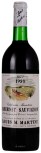 Louis Martini Louis M. Martini Cabernet Sauvignon California Mountain