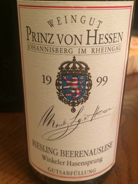Prinz von Hessen, Riesling, Rheingau