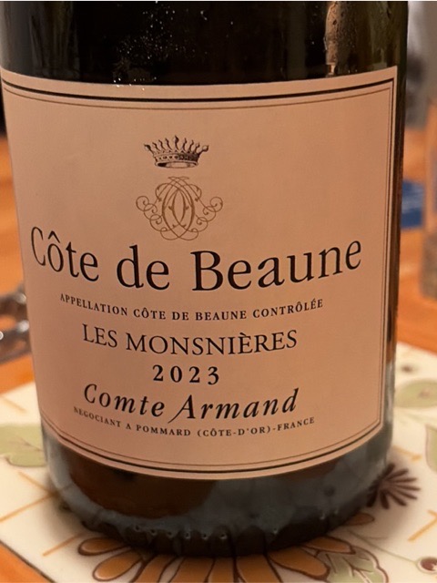Comte Armand, Cote de Beaune, Les Mosniers
