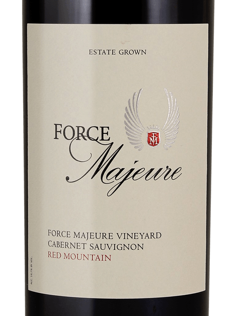 Force Majeure, Cabernet Sauvignon, Walla Walla Valley