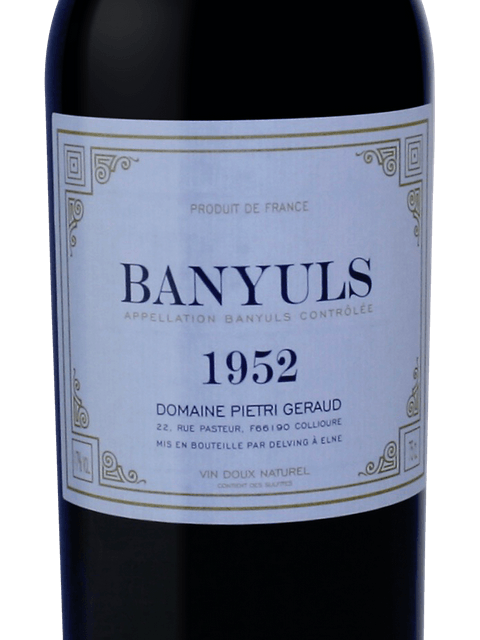 Pietri Geraud, Cuvee Joseph Geraud, Banyuls