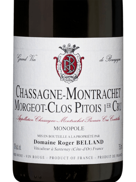 Domaine Roger Belland, Chassagne-Montrachet Premier Cru, Clos Pitois