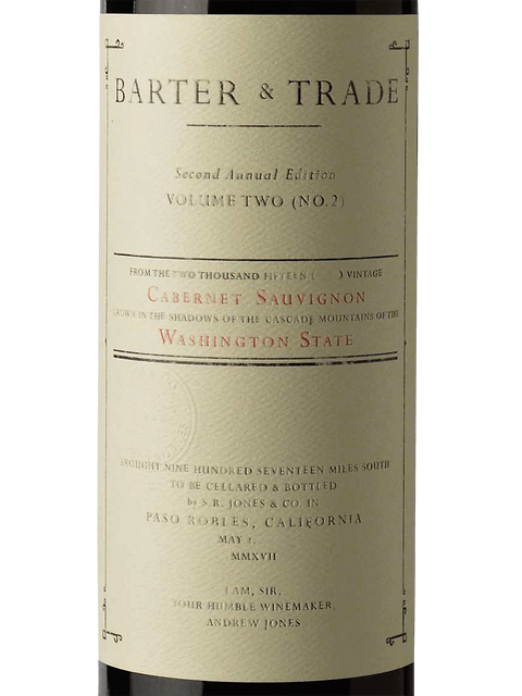Barter & Trade, Cabernet Sauvignon, Columbia Valley