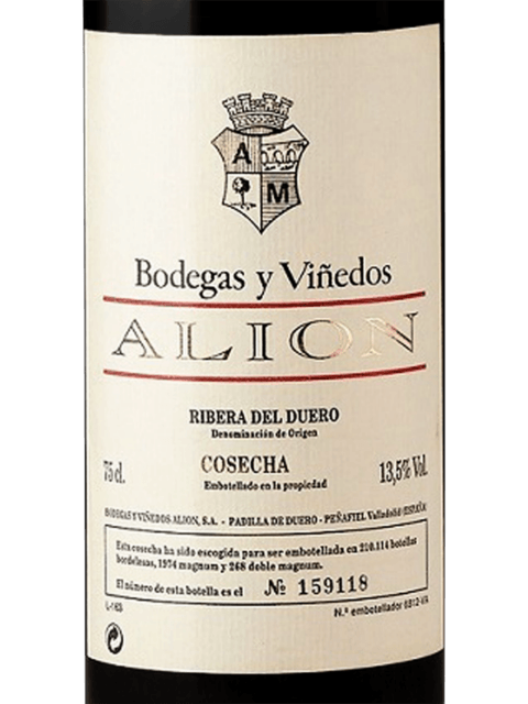Alion, Ribera del Duero DO