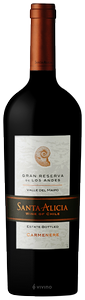 Santa Alicia, Gran Reserva Carmenere, Maipo Valley