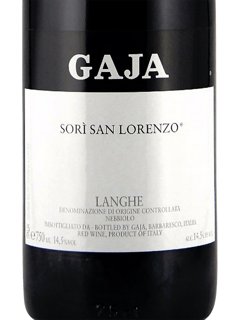 Gaja, Barbaresco, Sori San Lorenzo
