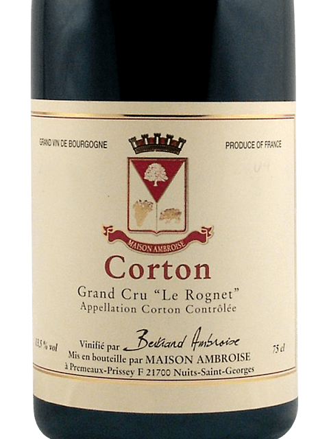 Bertrand Ambroise, Beaune Premier Cru, Les Tuvilains