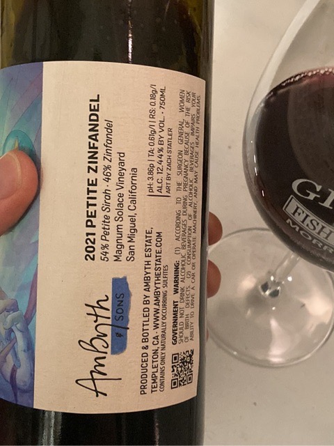 Ambyth, Magnum Solace Vineyard Zinfandel, San Miguel District