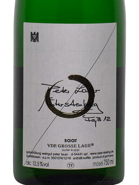 Peter Lauer, Ayler Kupp Riesling Auslese Fass Nr10, Mosel