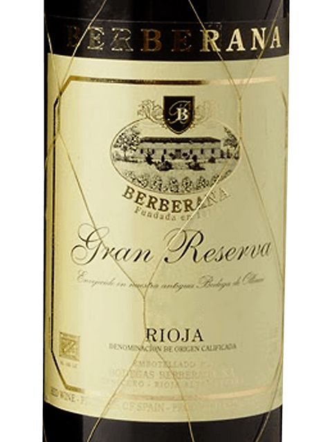 Berberana, Gran Reserva, Rioja