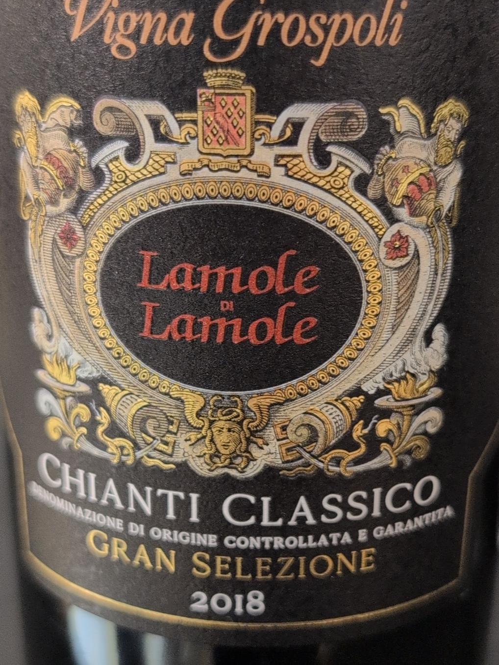 Fattoria di Lamole, Chianti Classico, Antico Lamole Vigna Grospoli Gran Selezione
