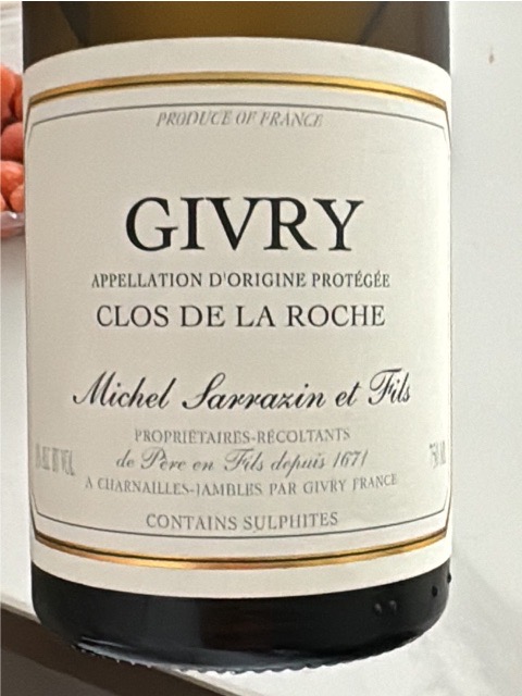 Michel Sarrazin, Bourgogne Aligote