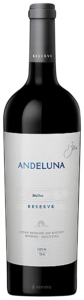 Andeluna, Malbec Reserve Altitud, Mendoza