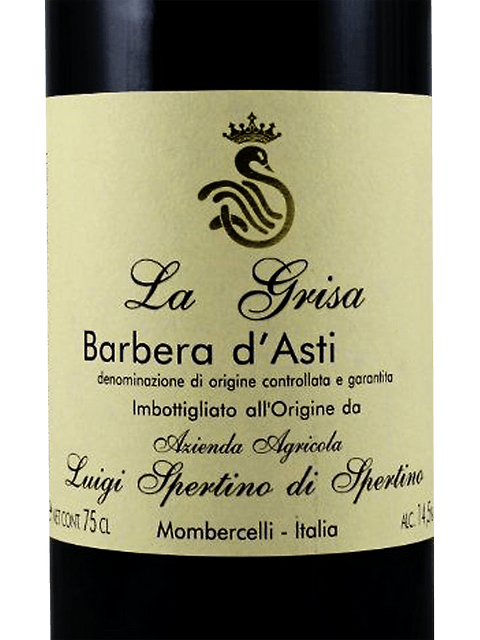 Luigi Spertino, Barbera d'Asti, La Bigia