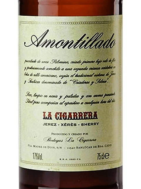 La Cigarrera, Oloroso Sherry