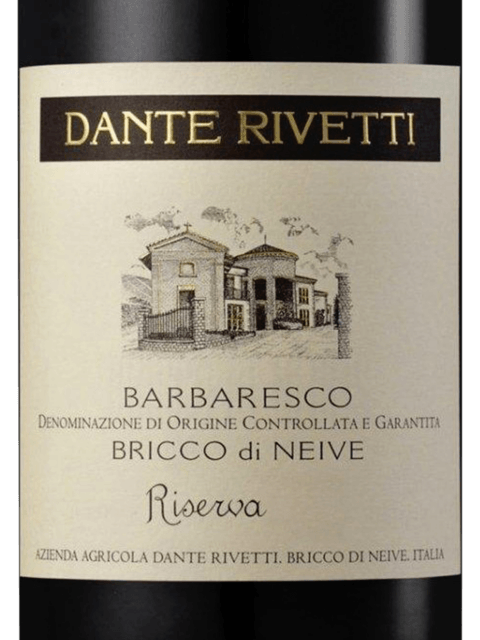 Dante Rivetti, Barbaresco, Bricco di Neive Riserva