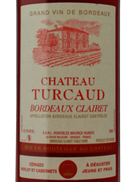 Chateau Turcaud, Bordeaux Clairet