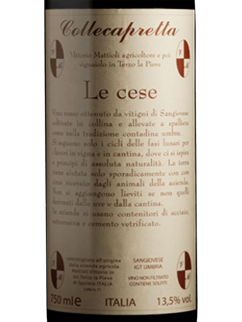 Collecapretta, Le Cese Sangiovese, Toscana
