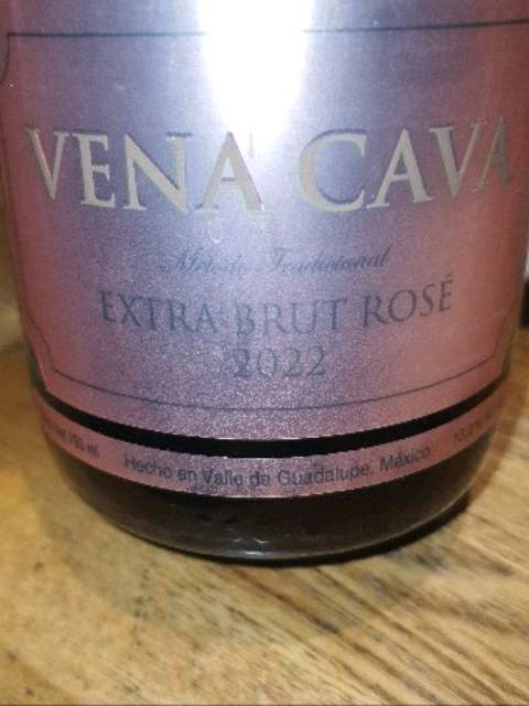 Vena Cava, Extra Brut Rose, Baja California
