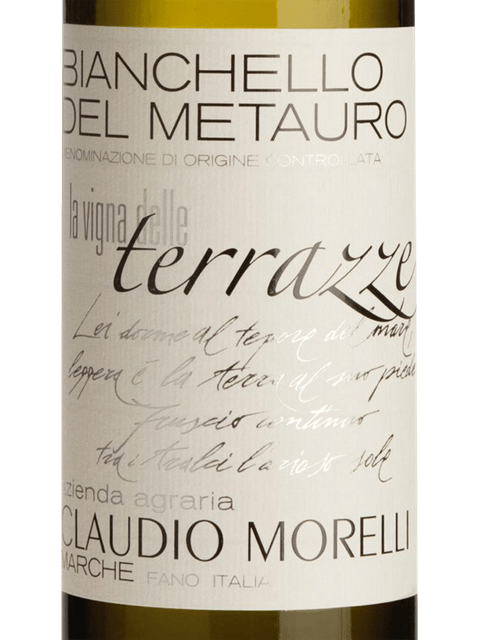 Claudio Morelli, Terrazze, Bianchello del Metauro
