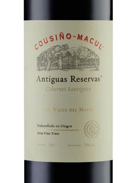 Cousino Macul, Cabernet Sauvignon Antiguas Reservas, Maipo Valley
