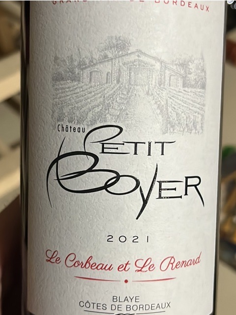 Chateau Petit Boyer, Blaye-Cotes de Bordeaux
