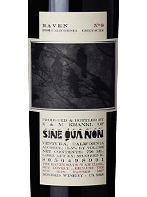 Sine Qua Non, Raven No11 Grenache, California