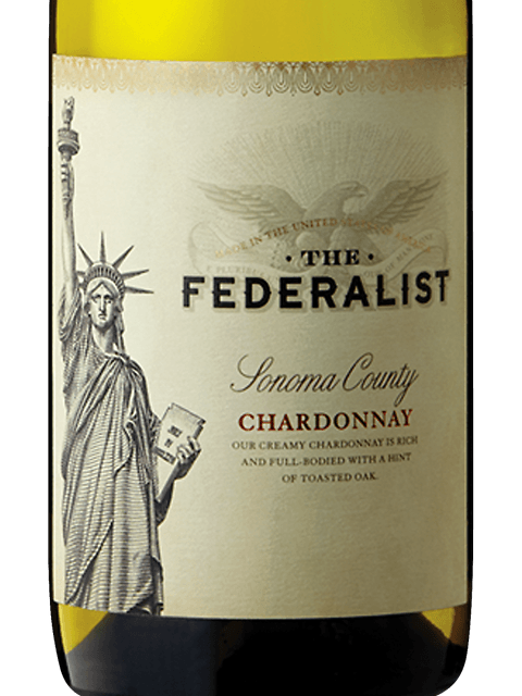 The Federalist, Chardonnay, Mendocino County