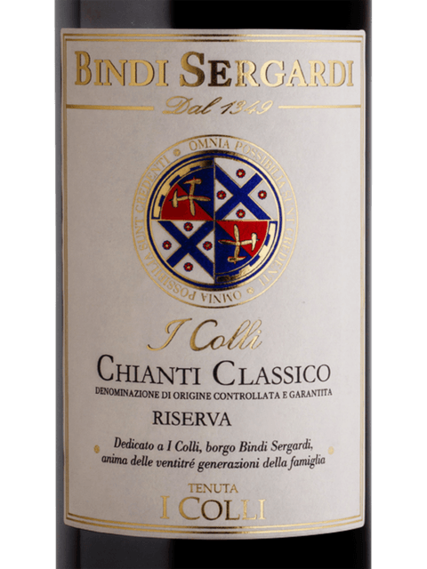 Bindi Sergardi, Chianti Classico, Riserva