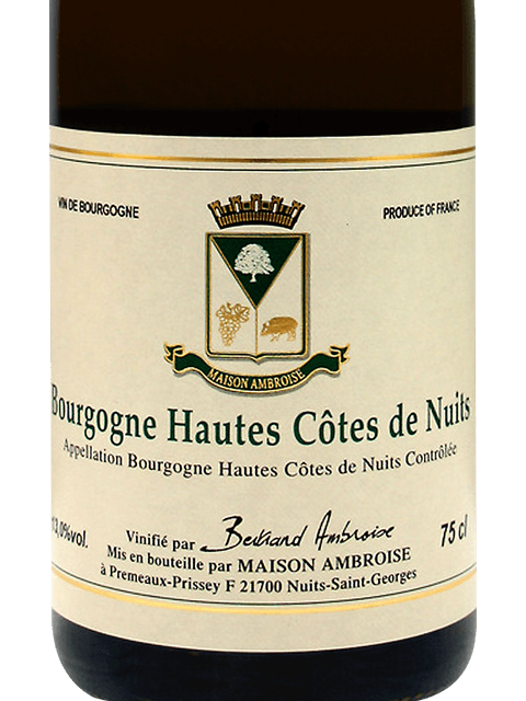 Bertrand Ambroise, Cote de Nuits-Villages, Aux Montagnes