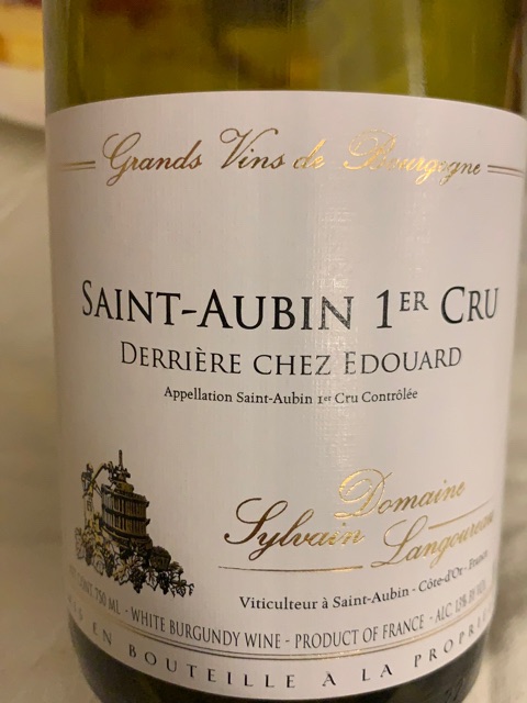 Sylvain Langoureau, Saint-Aubin Premier Cru, Derriere Chez Edouard