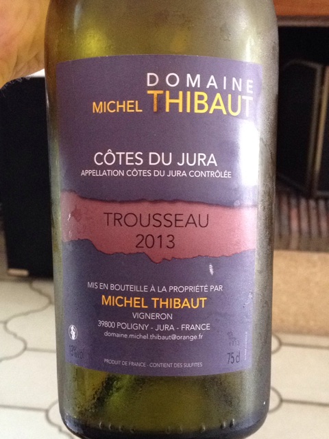 Domaine Michel Thibaut, Trousseau, Cotes du Jura