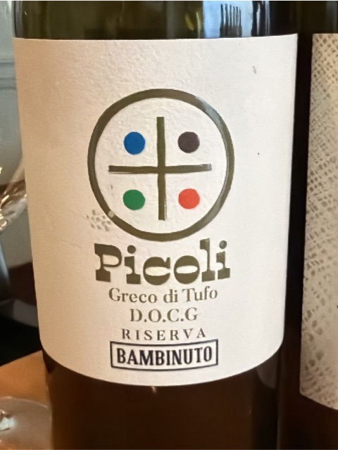 Bambinuto, Picoli, Greco di Tufo