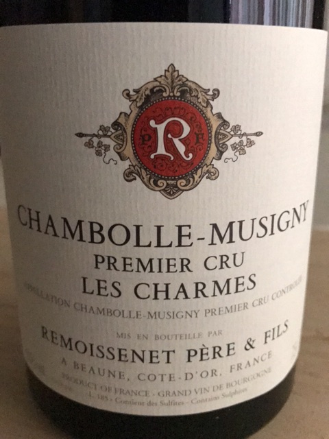 Remoissenet Pere & Fils, Chambolle-Musigny Premier Cru, Les Amoureuses