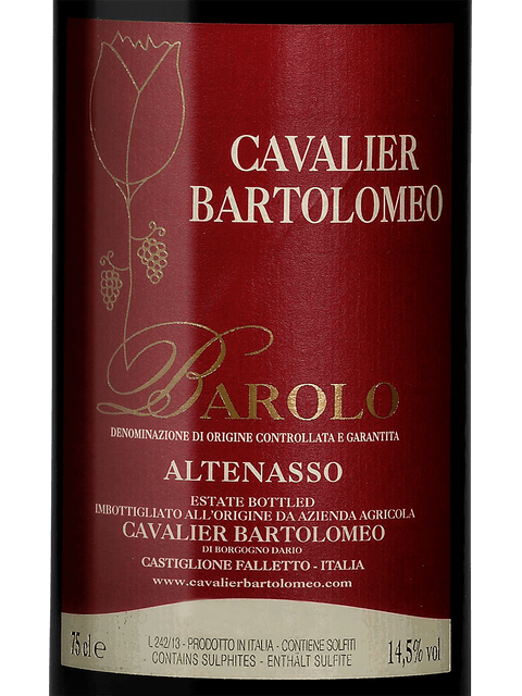 Cavalier Bartolomeo, Dolcetto d'Alba