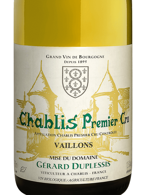 Gerard Duplessis, Chablis Grand Cru, Les Clos