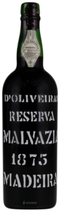 Pereira D'Oliveira, Malvasia Reserva, Madeira