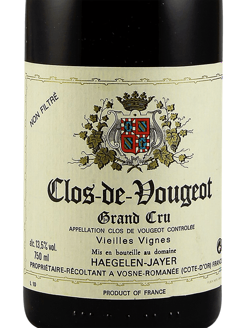 Haegelen-Jayer, Clos de Vougeot Grand Cru, Vieilles Vignes