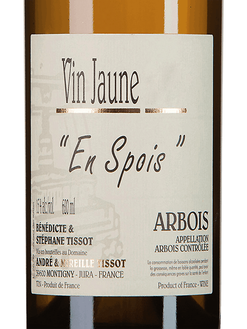 Benedicte & Stephane Tissot, Vin Jaune En Spois, Arbois