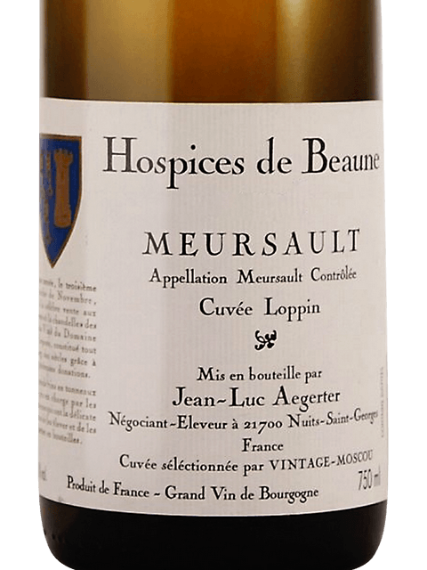 Hospices de Beaune (Louis Jadot), Meursault, Cuvee Loppin
