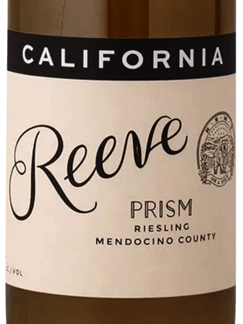 Reeve, Prism Riesling, Mendocino County