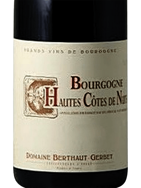 Domaine Berthaut-Gerbet, Bourgogne, Hautes Cotes de Nuits