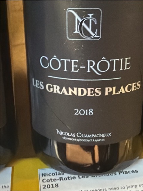 Nicolas Champagneux, Cote Rotie, La Dedicace