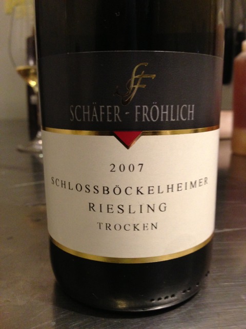 Schafer-Frohlich, Schlossbockelheimer Felsenberg Riesling Auslese, Nahe