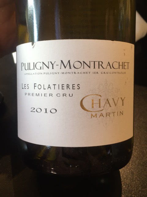 Chavy Martin, Puligny-Montrachet, Chavaillons