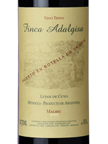 Finca Adalgisa, Malbec, Lujan de Cuyo