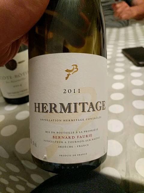Bernard Faurie, Hermitage, Blanc Gold