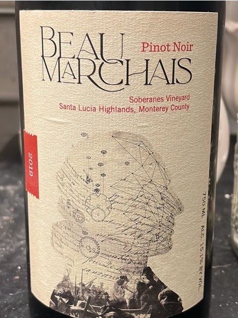 Beau Marchais, Soberanes Vineyard Pinot Noir, Santa Lucia Highlands