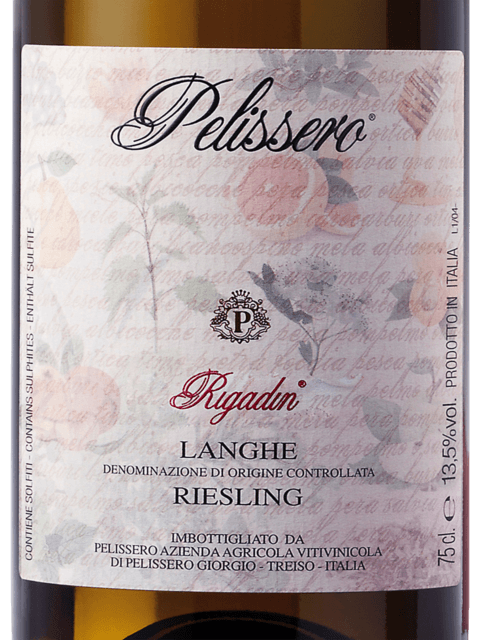 Pelissero, Langhe, Rigadin Riesling